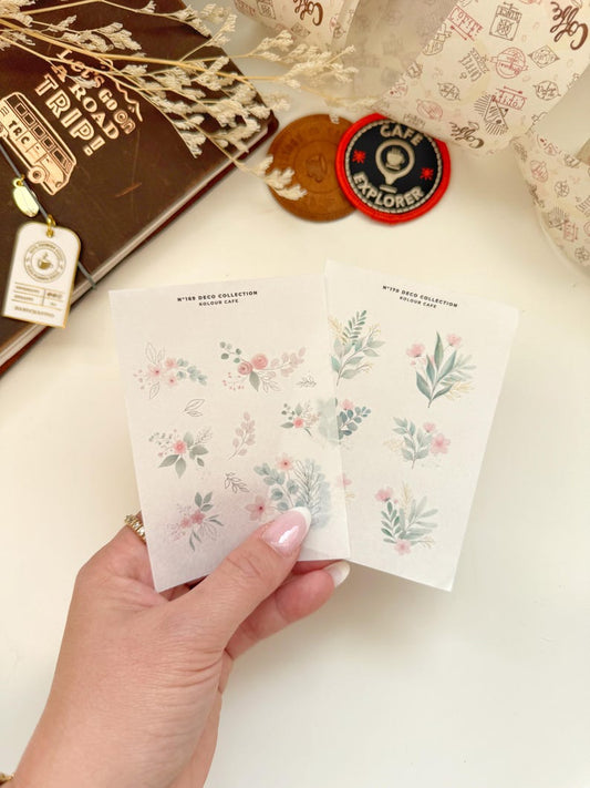 Floral Watercolor Stickers | N169 N170