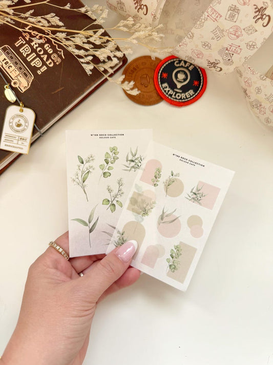 Floral Watercolor Stickers | N159 N160