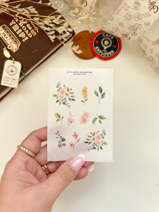 Floral Watercolor Stickers | N173 N174