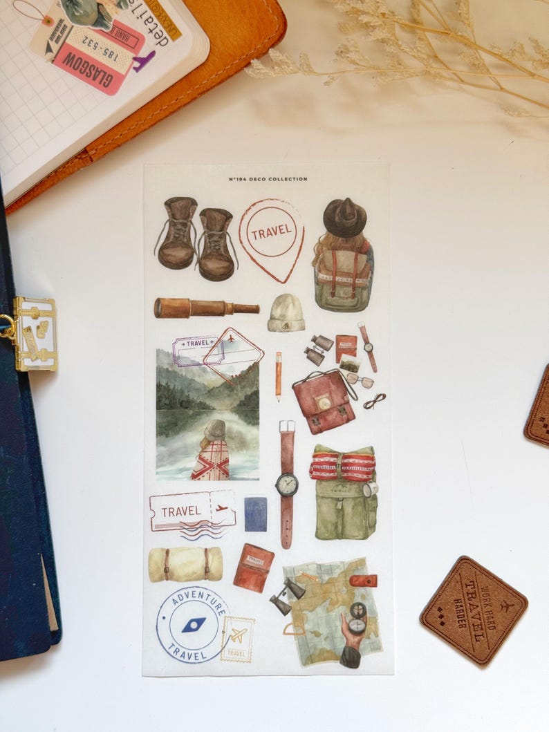 Travel Adventure Stickers | DK193 197
