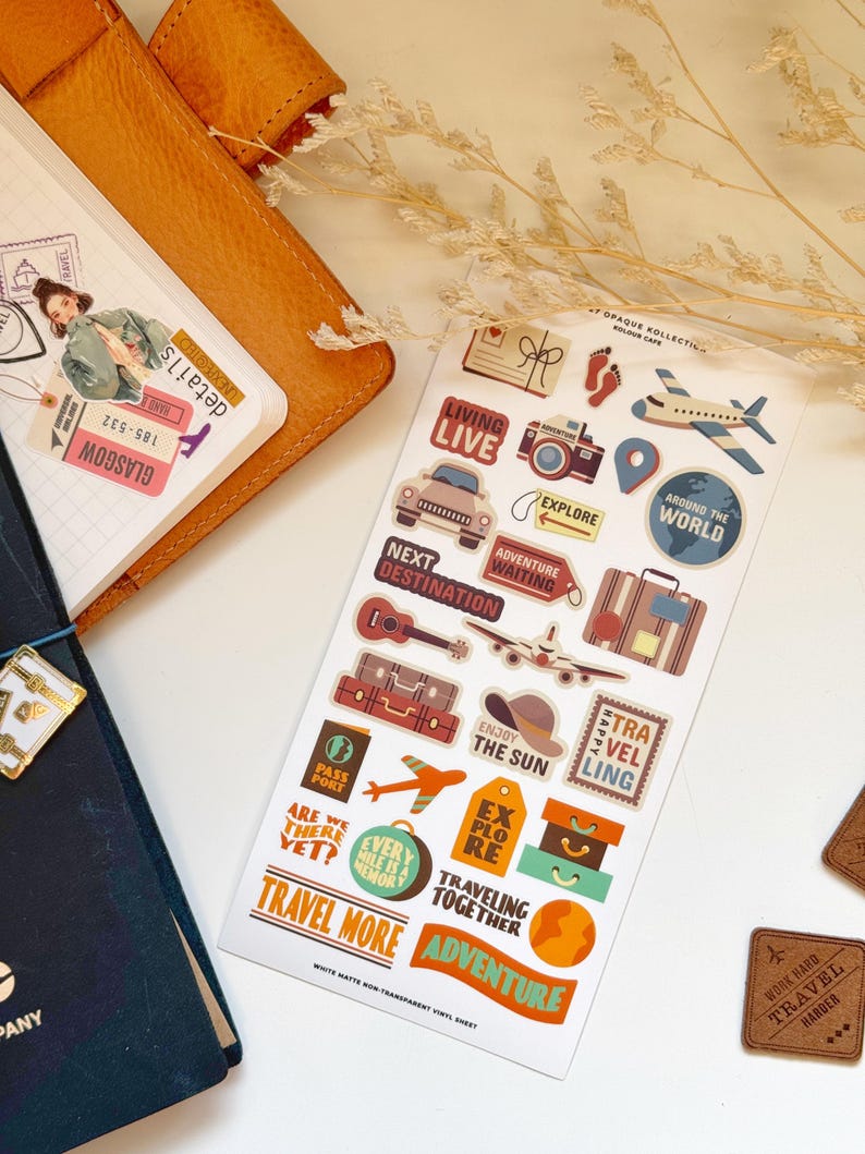 Retro Travel Stickers | OPK N25-27