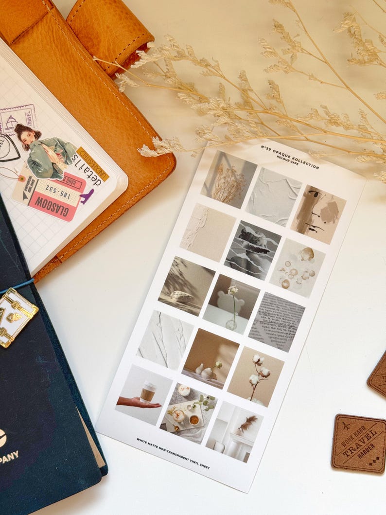 Neutral Aesthetic Photo Stickers | OPK 29