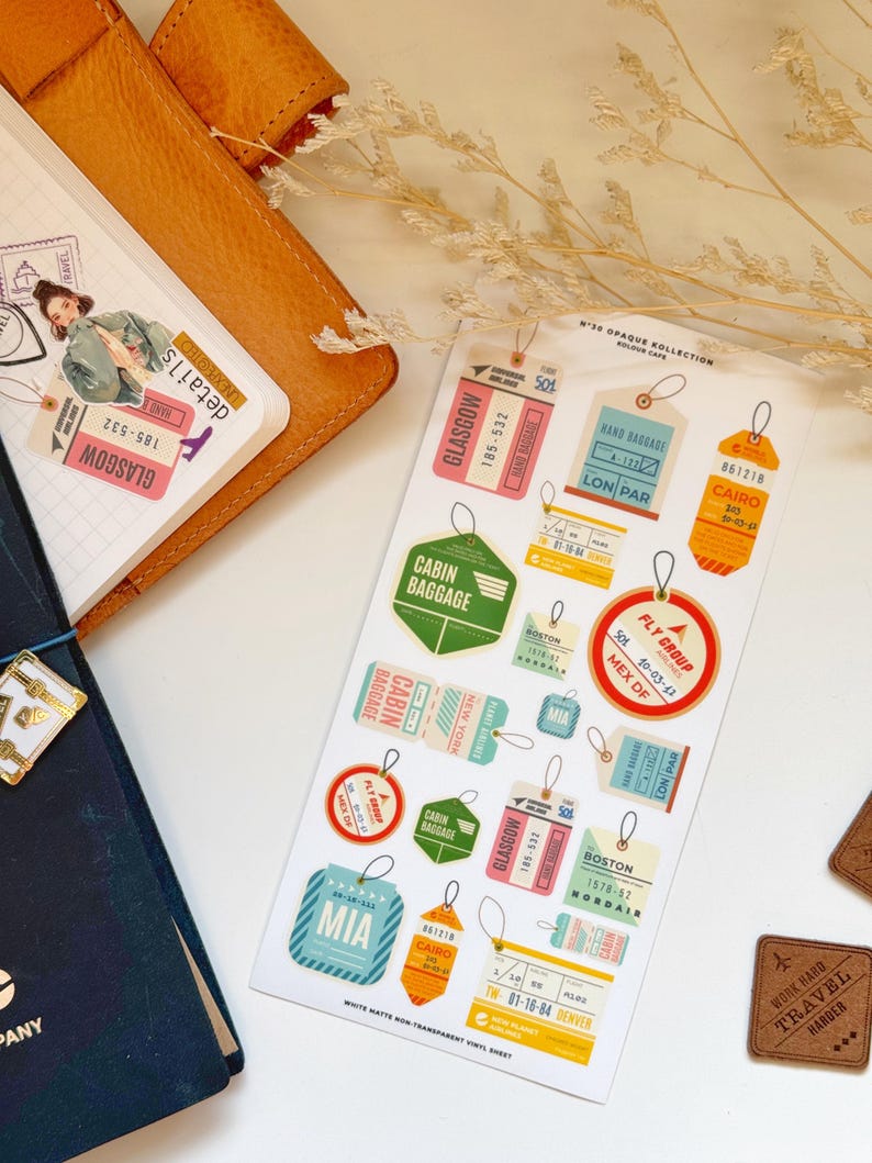 Luggage Tag Stickers | OPK 30