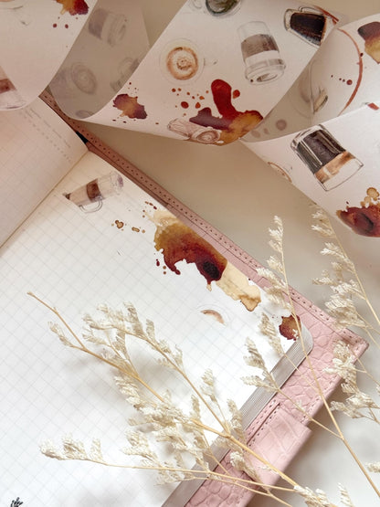 Coffee Stains 50mm Washi Tape | Issue 005