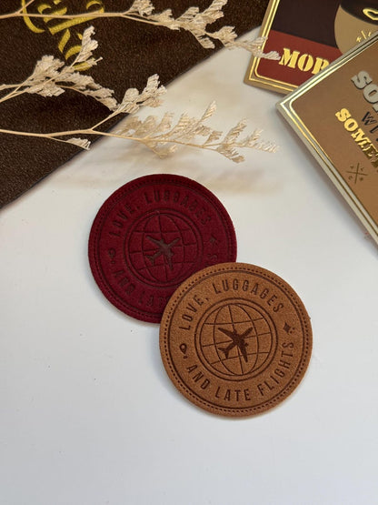 Stick On Leather Patch | Flight Luggage