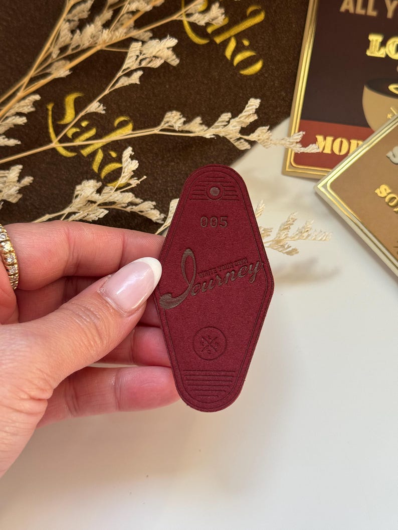 Stick On Leather Patch | Journey Patch