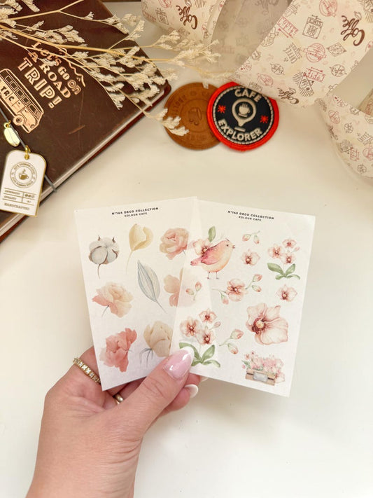 Floral Watercolor Stickers | N144 N145