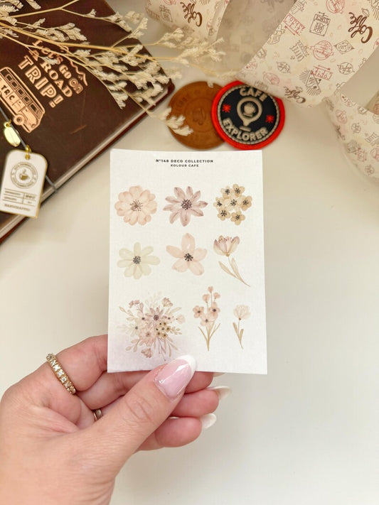 Floral Watercolor Stickers | N148 N149