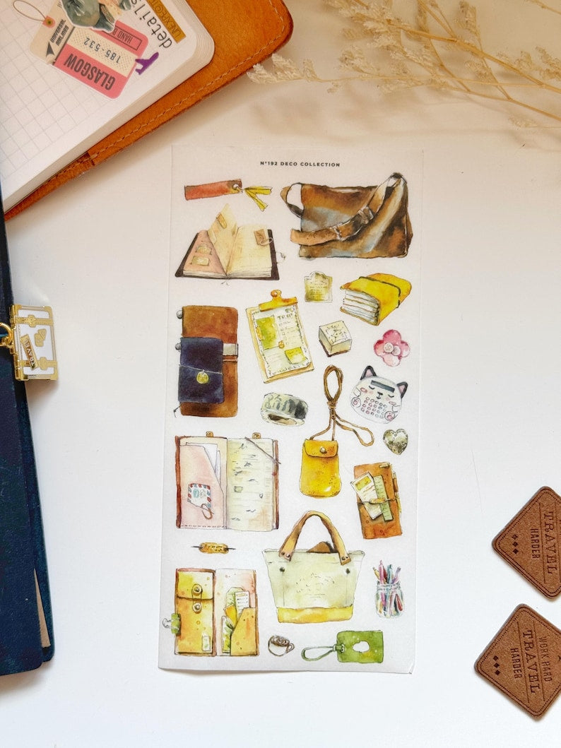 Travelers Notebook Stickers | DK190 191 192