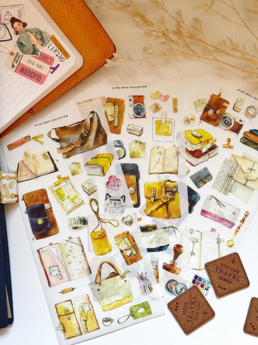 Travelers Notebook Stickers | DK190 191 192