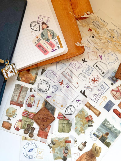 Travel Adventure Stickers | DK193 197