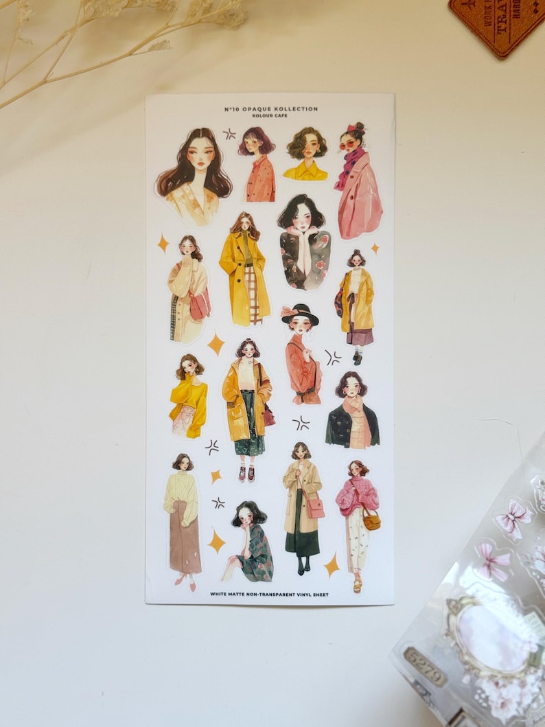 Fashion Girls Stickers | OPK N13 N14
