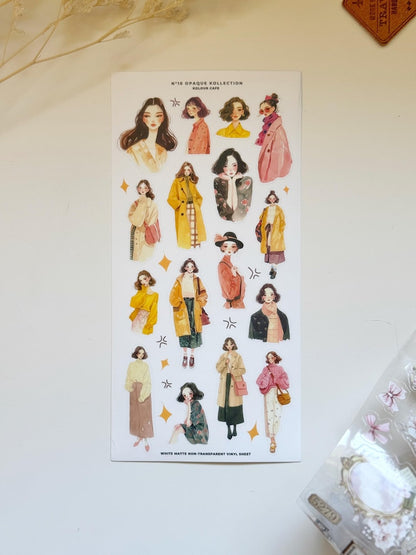 Fashion Girls Stickers | OPK N13 N14