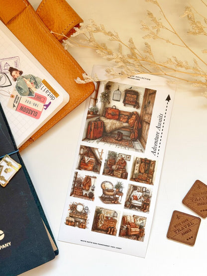 Vintage Travel Stickers | OPK21-23