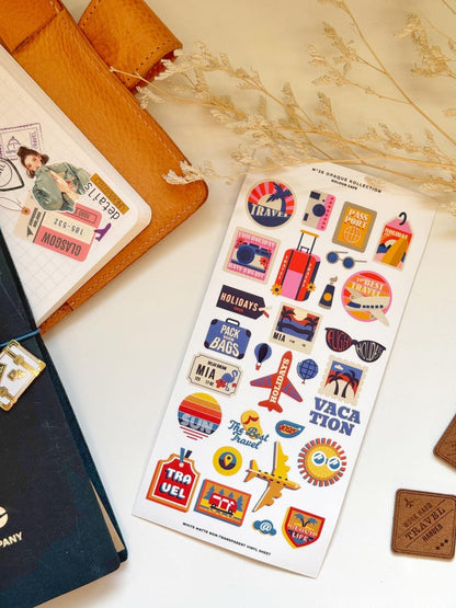 Retro Travel Stickers | OPK N25-27