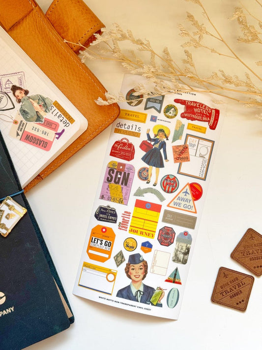 Vintage Travel Stickers | OPK 19