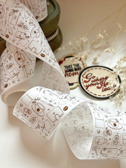 Kolour Cafe Doodles 50mm Washi Tape | Issue 003