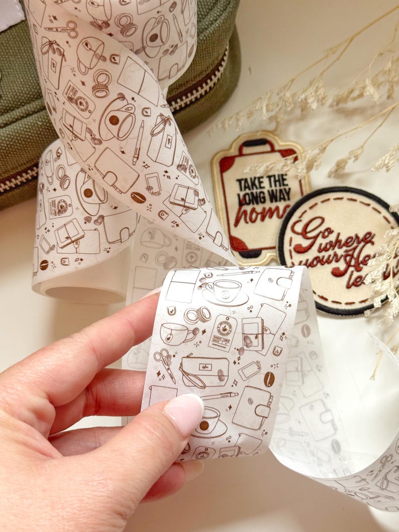 Kolour Cafe Doodles 50mm Washi Tape | Issue 003