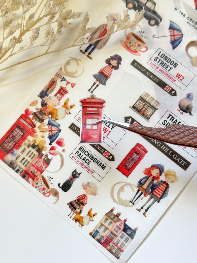 London England Stickers | N198