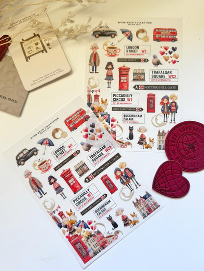London England Stickers | N198