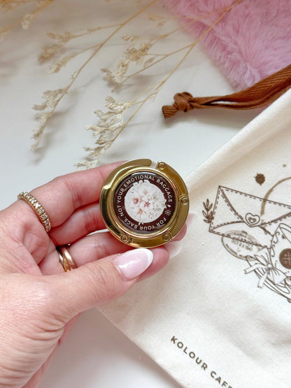 Gorgeous Girl Gift Set – Floral Mirror, Bag Hook & Pink Socks