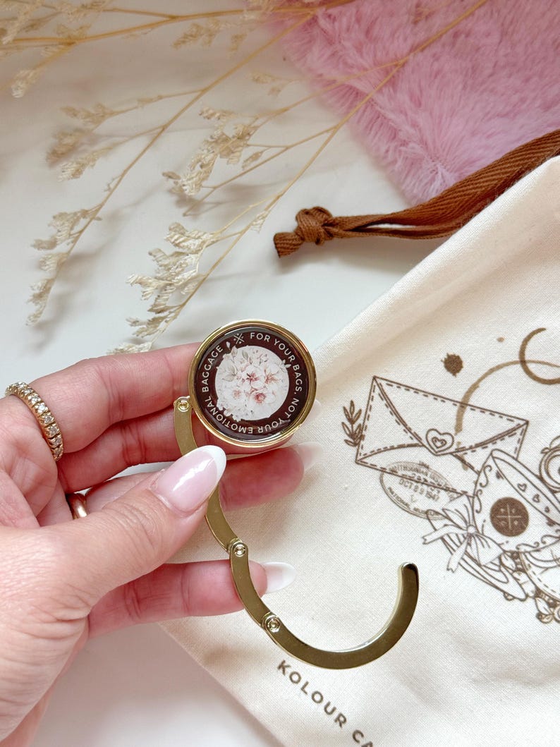 Gorgeous Girl Gift Set – Floral Mirror, Bag Hook & Pink Socks