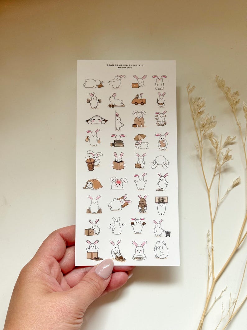 Bean Sampler Sheets (Sets 1-3)