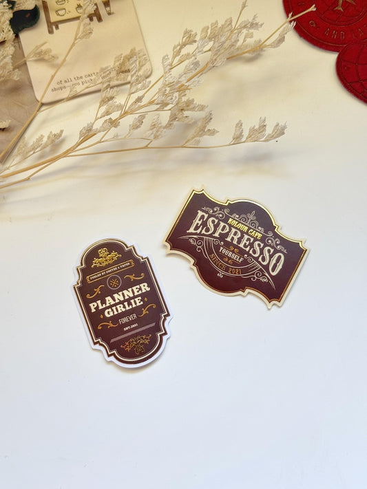 Coffee Cafe Stickers Vol 8