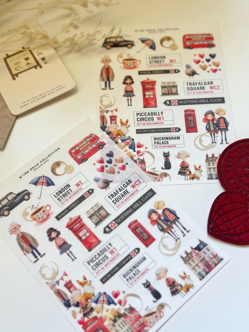 London England Stickers | N198