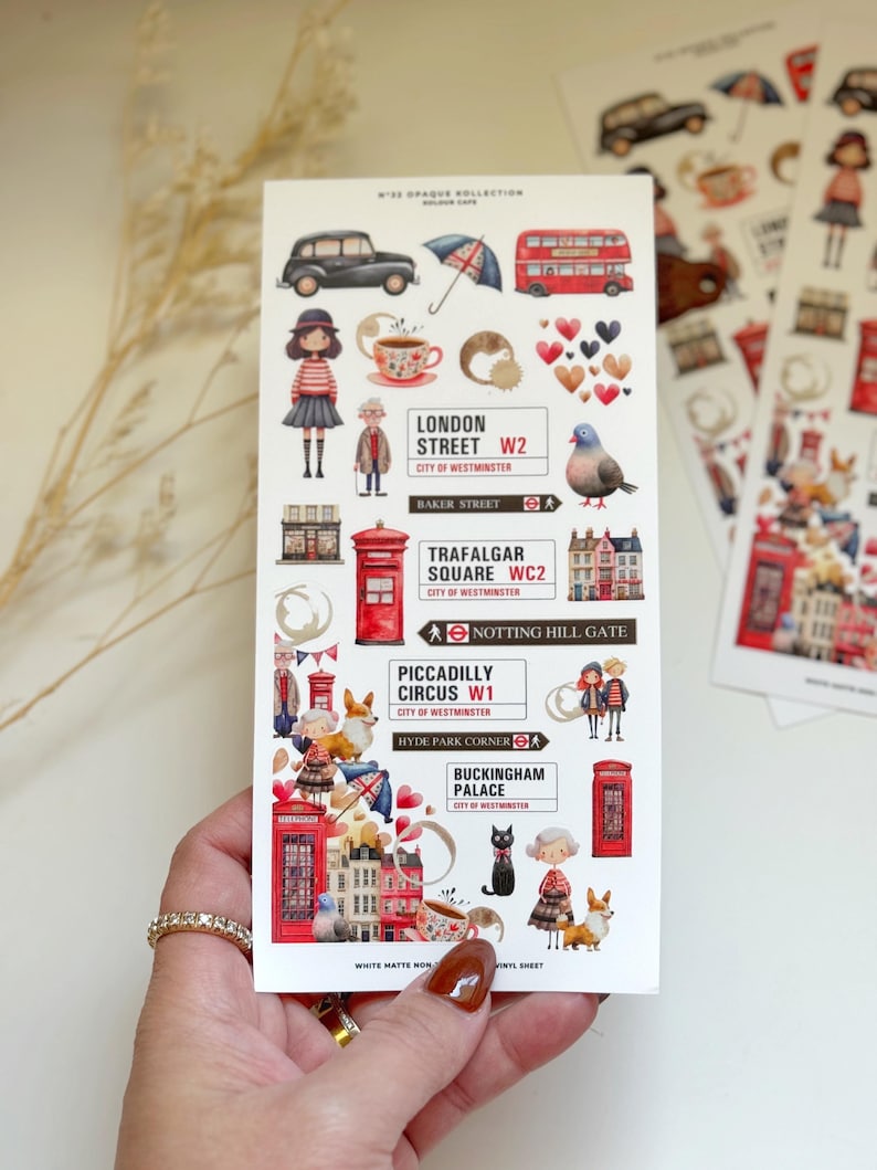 London England Stickers | OPK 32