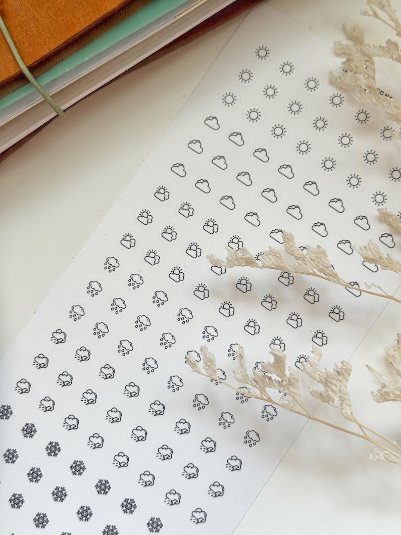 Weather Micro Icon Stickers