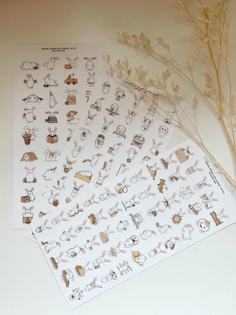 Bean Sampler Sheets (Sets 1-3)