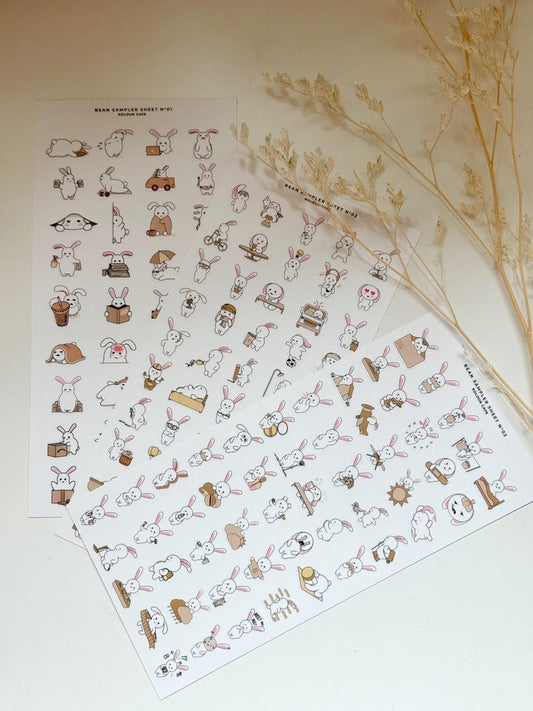Bean Sampler Sheets (Sets 1-3)