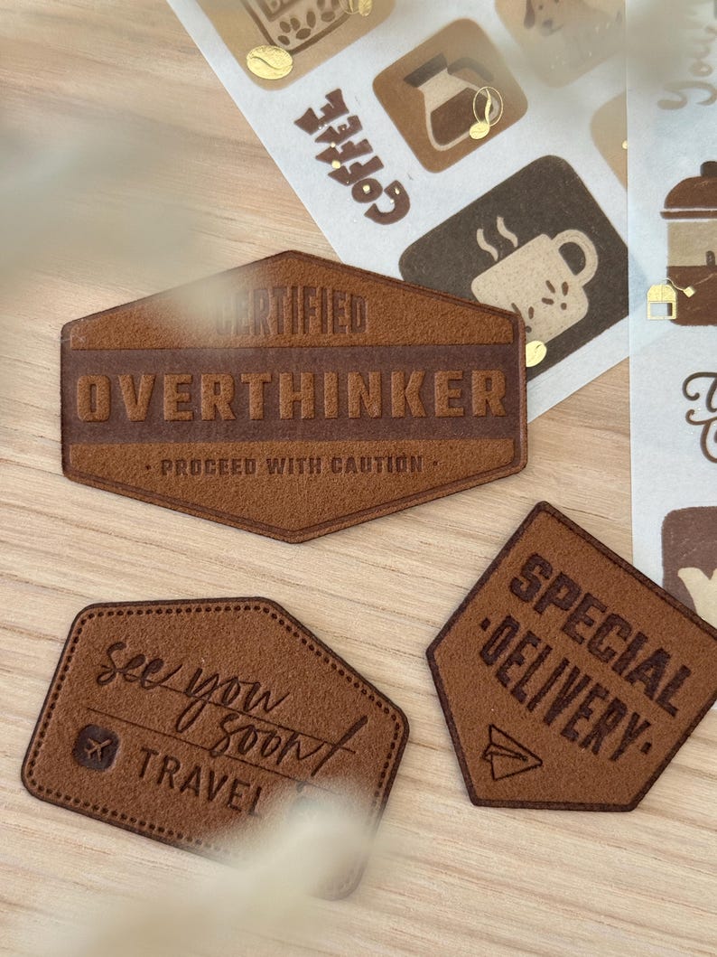 Stick On Leather Patch | See You Soon