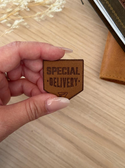 Stick On Leather Patch | Special Delivery