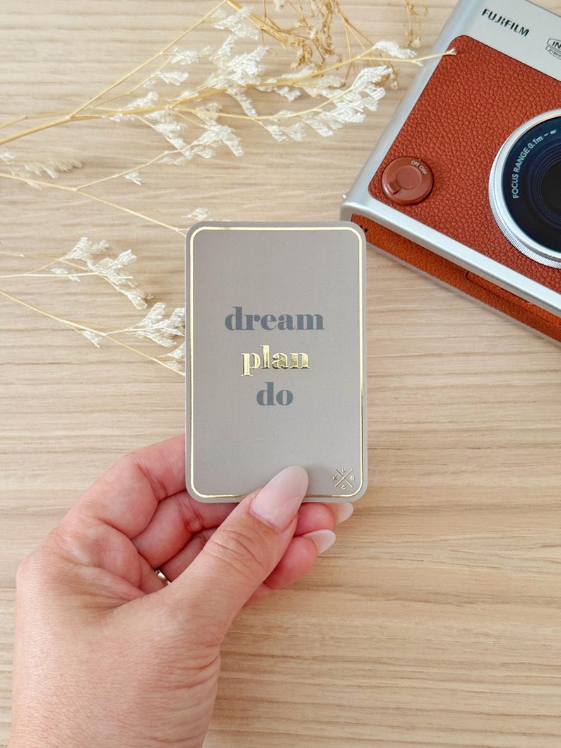 Inspirational Journaling Stickers | Foiled Planner Cards