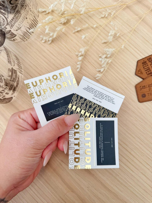 Beautiful Word Journaling Cards