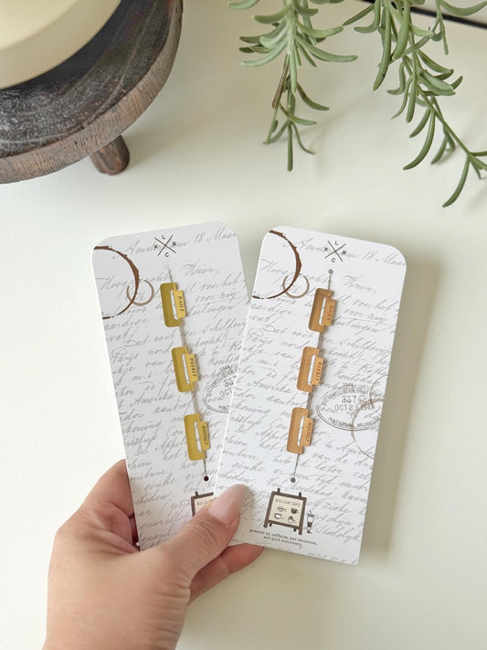Brass Page Tabs Set | The ESSENTIALS