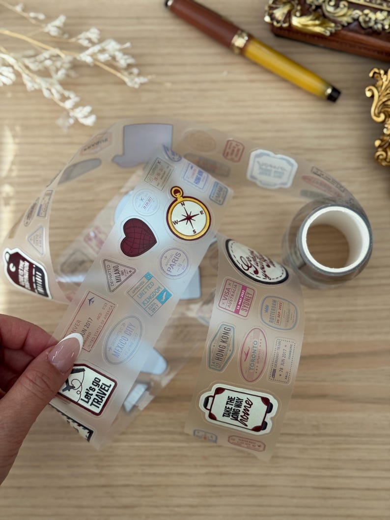 Kolour Cafe Travel Stamps PET Tape | Issue 023