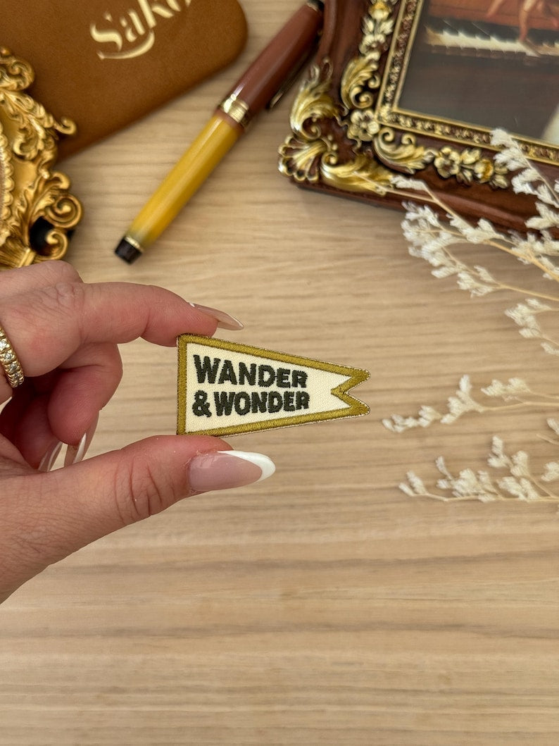 Stick On Embroidered Patch | Wander and Wonder