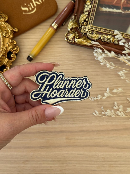 Stick On Embroidered Patch | Planner Hoarder