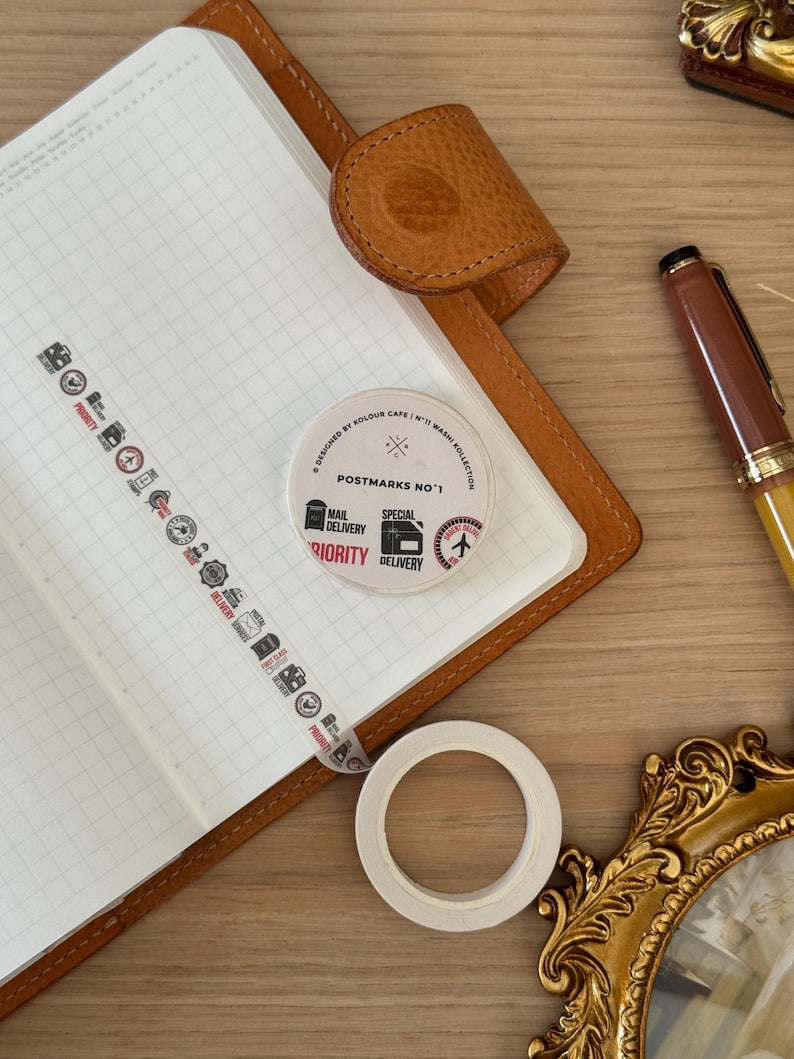 Priority Mail 10mm Washi Tape | Postmarks 1