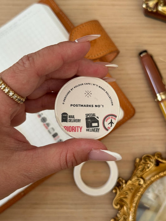 Priority Mail 10mm Washi Tape | Postmarks 1