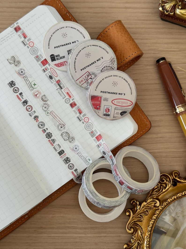 Priority Mail 10mm Washi Tape | Postmarks 1