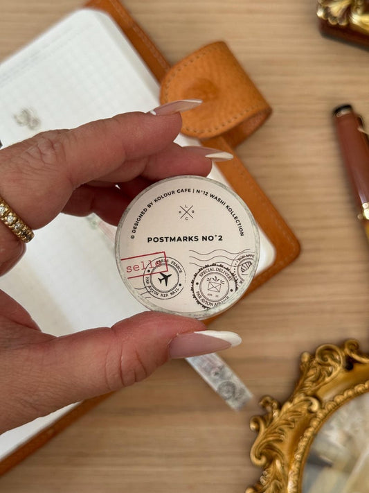 Bon Voyage 10mm Washi Tape Slim | Postmarks 2