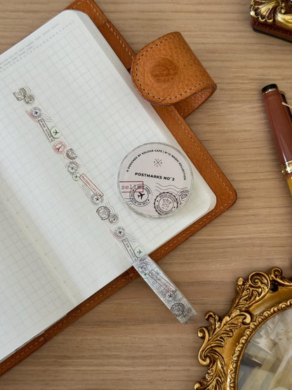 Bon Voyage 10mm Washi Tape Slim | Postmarks 2