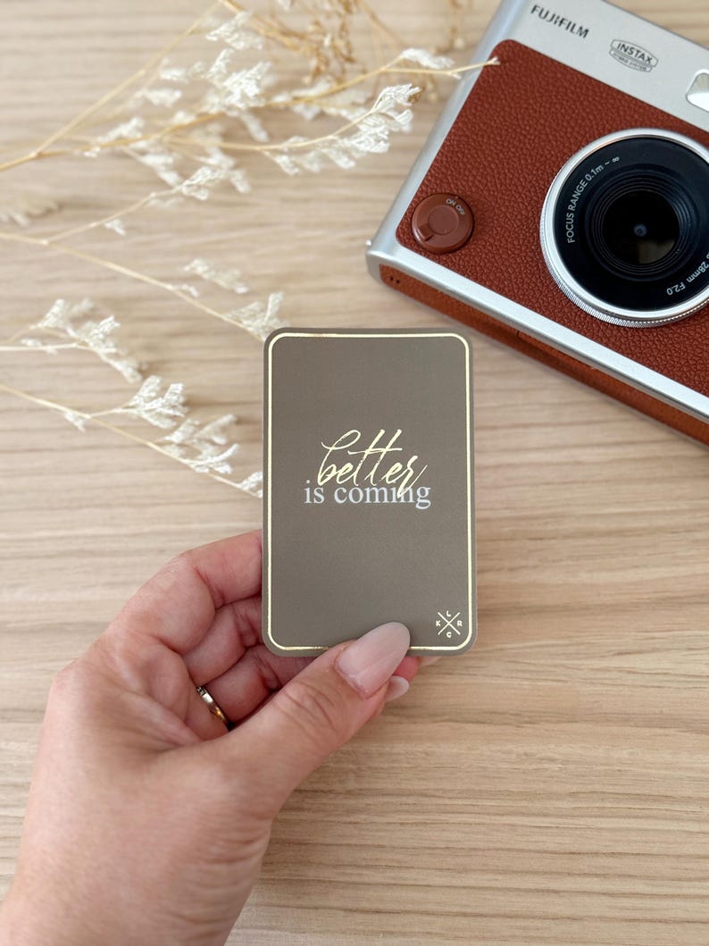 Inspirational Journaling Stickers | Foiled Planner Cards