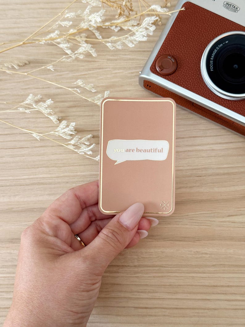 Inspirational Journaling Stickers | Foiled Planner Cards