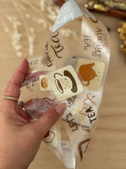 Tea Boxes and Quotes PET Tape | Issue 025