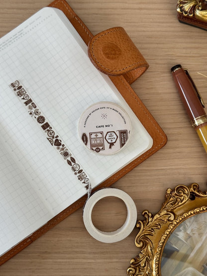 Coffee 10mm Washi Tape | Cafe No. 1